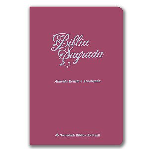 BÍBLIA RA065LGIE Letra gigante ED. ECONÔMICA cp flexível pink