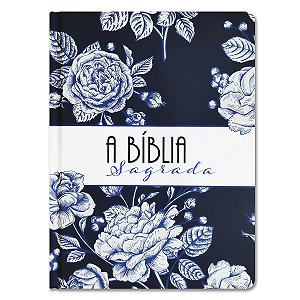 BÍBLIA ACF Letra gigante COM REFERÊNCIA CAPA DURA ROSA AZUL