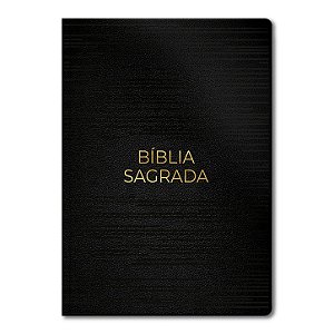 BÍBLIA NVT Letra gigante CAPA LUXO PRETA