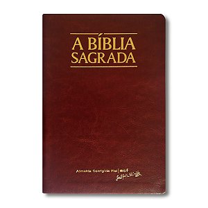 BÍBLIA ACF Letra SUPERLEGÍVEL C/ REFERÊNCIAS CAPA PU LUXO MOGNO
