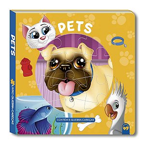 LIVRO QUEBRA-CABEÇAS PETS