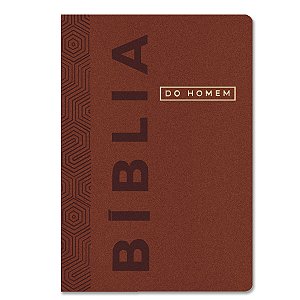 BÍBLIA DO HOMEM NVI Letra grande CAPA LUXO MARROM - Devocional