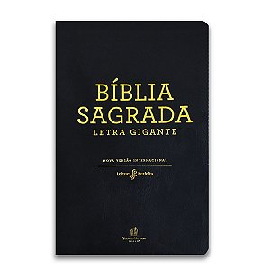 BÍBLIA NVI Leitura Perfeita Letra gigante luxo preta