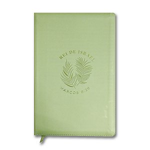 BÍBLIA NVI Leitura perfeita Letra normal ZÍPER CAPA LUXO VERDE - REI DE ISRAEL - Marcos 8.29