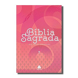 BÍBLIA NVI Letra normal CAPA DURA RUBELITE ROSA