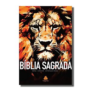 BÍBLIA NVI Letra normal CAPA DURA SAFIRA LEÃO