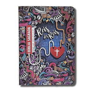 BÍBLIA NTLH061BJ JOVEM Letra normal capa semiflexível ILUSTRADA CORAÇÃO