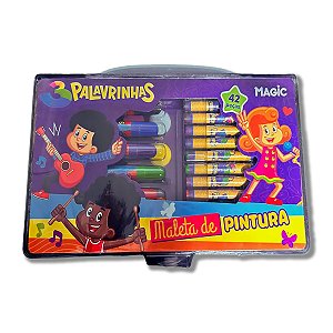 MALETA DE PINTURA 42 PEÇAS - 3 PALAVRINHAS