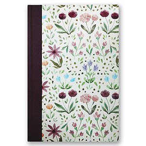 BÍBLIA DA MULHER DE FÉ NVI Letra grande CAPA DURA TECIDO FLORES