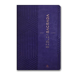 BÍBLIA KING JAMES ULTRAFINA SLIM Letra normal CAPA LUXO LILÁS