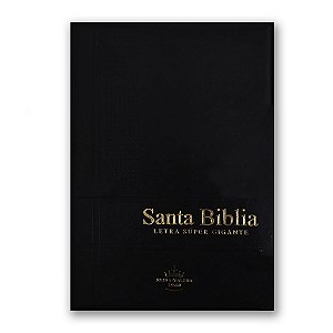 SANTA BÍBLIA RVR086 ESPANHOL Letra super gigante CAPA LUXO PRETA ZÍPER ÍNDICE - palavras de Jesus vermelho