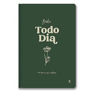 BÍBLIA TODO DIA NAA com espaços para anotações Letra normal CAPA DURA BLOSSOM