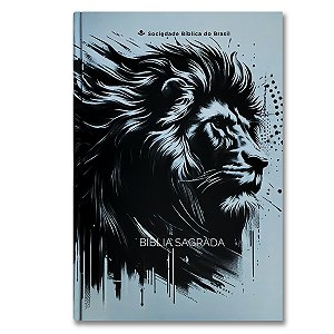 BÍBLIA NTLH63ECO ECONÔMICA Letra normal CAPA DURA LEÃO CINZA
