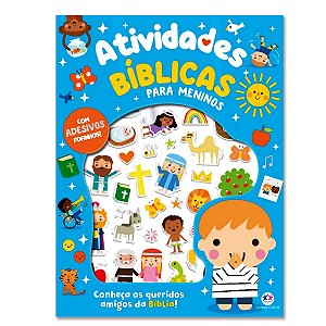 LIVRO ADESIVOS ATIVIDADES BÍBLICAS PARA MENINOS