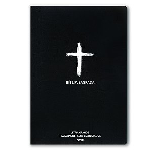 BÍBLIA NVI Letra grande CAPA BROCHURA SOPRO DIVINO - Palavras de Jesus em destaque