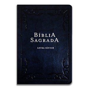 BÍBLIA NVI Letra Sênior CAPA LUXO AZUL