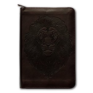 BÍBLIA NVI POCKET Letra normal CAPA LUXO MARROM ZÍPER