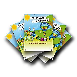 VENHA VIVER ESTA AVENTURA (ENCARTE) PROMOÇÕES INSCRIÇÕES AVENTUREIROS - KIT 30