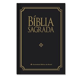 BÍBLIA ARC63M MISSIONÁRIA Letra normal CAPA DURA PRETA