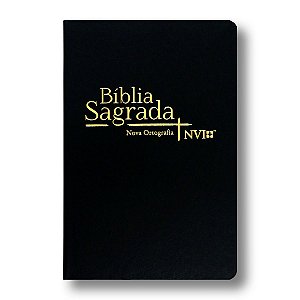 BÍBLIA NVI LETRA NORMAL - CAPA SEMI-LUXO PRETA
