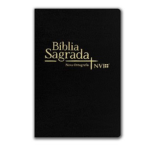 BÍBLIA NVI LETRA NORMAL - CAPA SEMI-LUXO PRETA