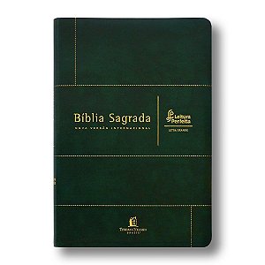 BÍBLIA NVI LEITURA PERFEITA LETRA GRANDE CAPA VERDE ESCURO