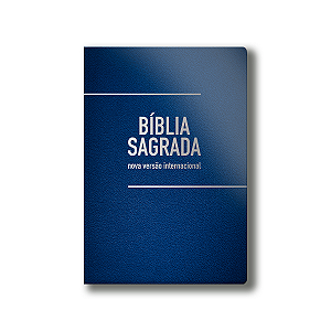 BÍBLIA NVI  Letra gigante capa azul (Palavras de Jesus na cor azul escuro)