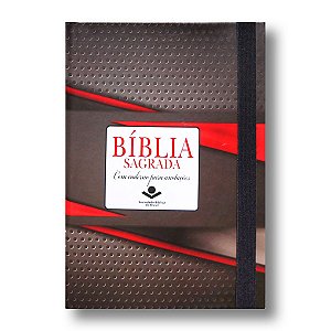 BÍBLIA RA043LMFB LETRA MAIOR TRADICIONAL CAPA DURA ELÁSTICO / CADERNO ANOTAÇÕES