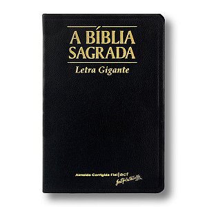 BÍBLIA ACF LETRA GIGANTE LUXO PRETA