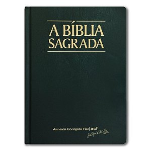 BÍBLIA ACF Letra gigante COM REFERÊNCIA CAPA DURA PRETA