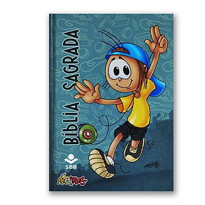 BÍBLIA NTLH043LMFBPMM MIG MEG Letra normal CAPA DURA AZUL