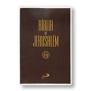 BÍBLIA DE JERUSALÉM (CATÓLICA) CAPA CRISTAL / BROCHURA