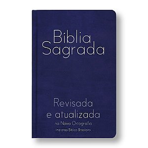 BÍBLIA ARA - SEMILUXO - LETRA GRANDE AZUL