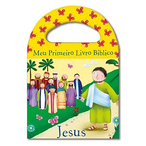LIVRO DE BANHO - MEU PRIMEIRO LIVRO BÍBLICO JESUS - com apitinho para apertar