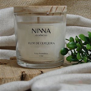 Vela Aromática 180gr - Essência Flor de Cerejeira