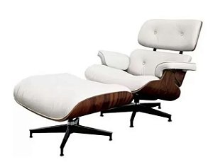 Poltrona E Puff Releitura Charles Eames