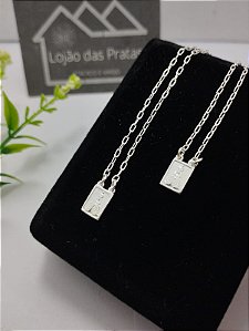 *Escapulário NOSSA SENHORA APARECIDA - 70cm em prata 925*