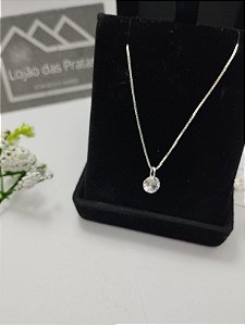 *Corrente Veneziana com Ponto de Luz 40cm ou 45cm em prata 925*