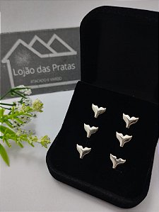 *Brinco rabo de sereia em prata 925*