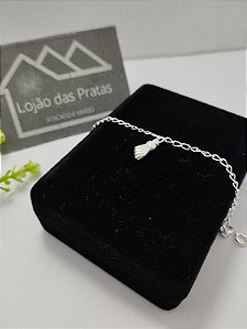 *Pulseira infantil 15cm em prata 925*