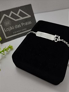 *Pulseira infantil Menina 15cm em prata 925*