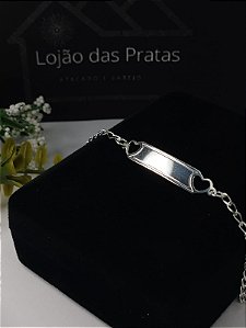 *Pulseira infantil 15cm em prata 925*