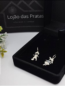 *Pingente menino e menina em prata 925*