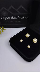 *Brinco Pérola de Prata 925*
