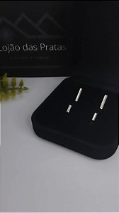 *Brinco ear cuff Reto em prata 925*