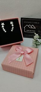 *Brinco Ear Cuff 5 estrela em Prata 925*