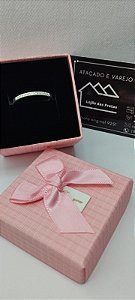*Anel aparador com micro pedra de zirconia em prata 925*