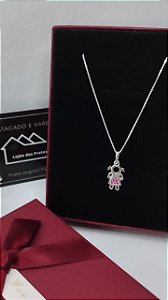 *Corrente e Pingente menina em prata 925