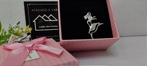 Pingente bailarina em prata 925