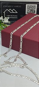 *Corrente Masculina 3x1 - 0,3mm x 70cm em Prata 925*